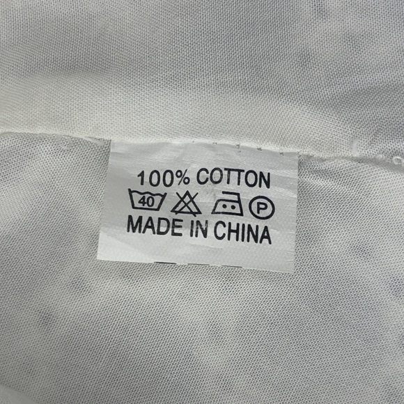 Valija White Lace Dress - 100% Cotton, Size Small - Picture 5 of 5